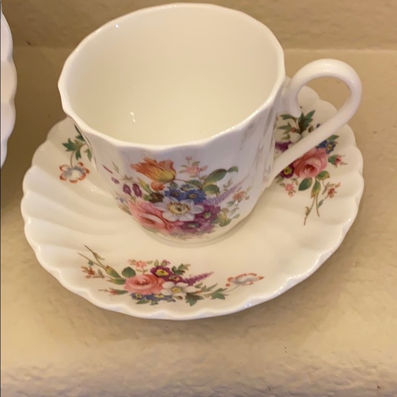 Aynsley Bone China Howard Sprays Luncheon set NWOT - Picture 3 of 9